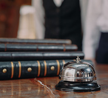 Photo: Hotel front desk bell (Hotel Businesses)